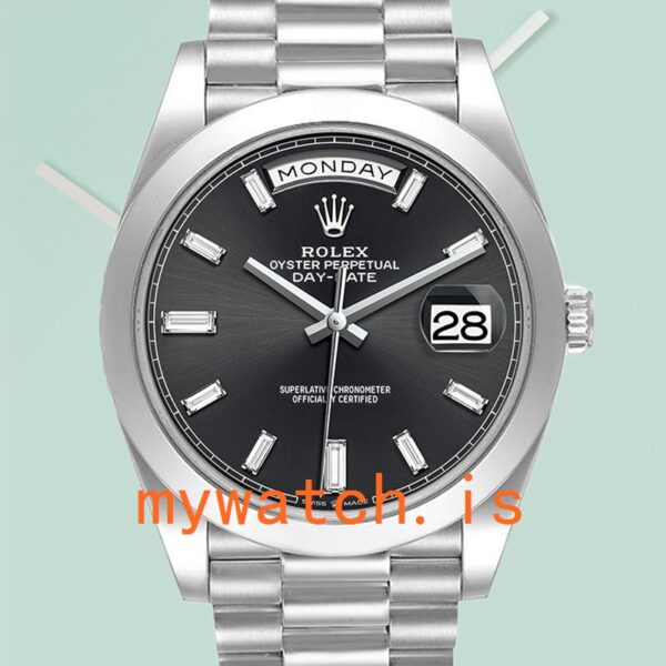 Rolex Day-Date 228206 Men's 40mm Silver-tone: A Symbol of Prestige and Precision