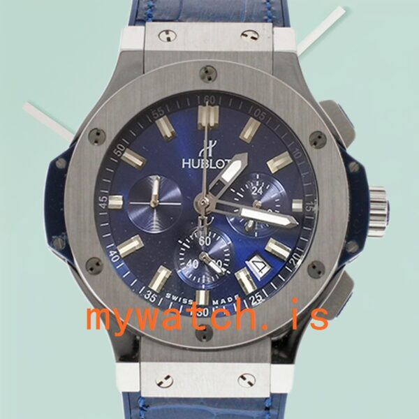 Hublot Big Bang Mens 44mm 301.SX.7170.LR Strap Silver-tone: Genuine vs. Replica
