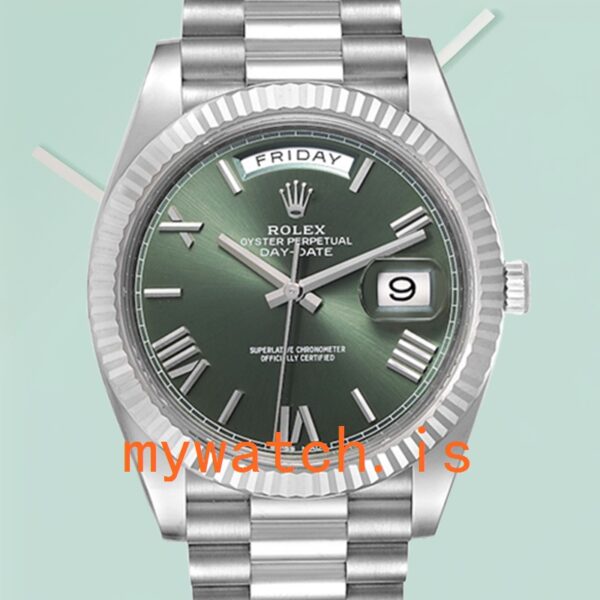 Rolex Day-Date 40mm Mens m228239-0033 Stainless Steel Silver-tone: A Timeless Masterpiece