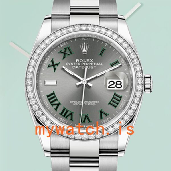 Rolex Datejust 36mm m126284rbr-0038 Ladies Automatic Oyster Bracelet: Genuine vs. Replica