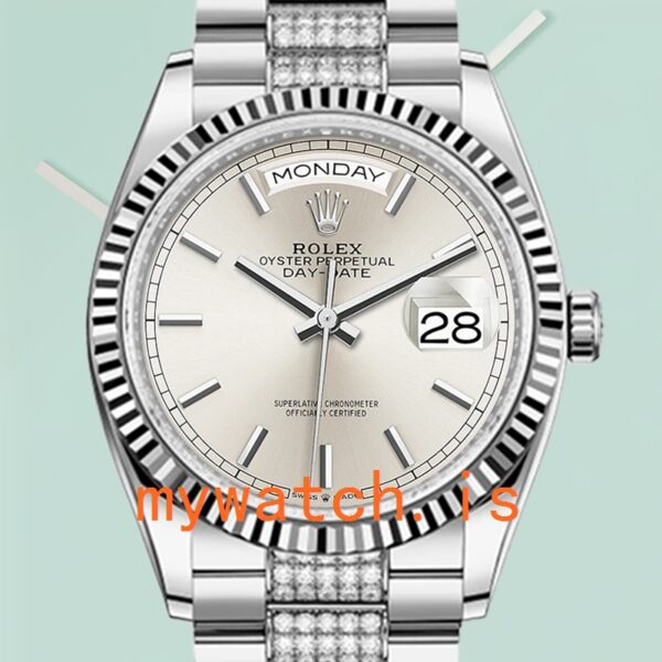 Rolex Day-Date Men's m128239-0025 36mm President Bracelet Automatic: Genuine vs. Replica