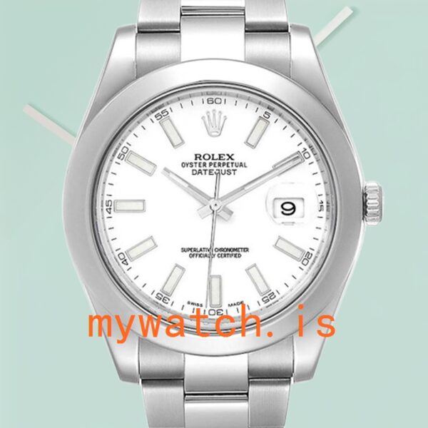 Rolex Datejust Men's 41mm 116300WSO Silver-tone Stainless Steel: A Comprehensive Analysis
